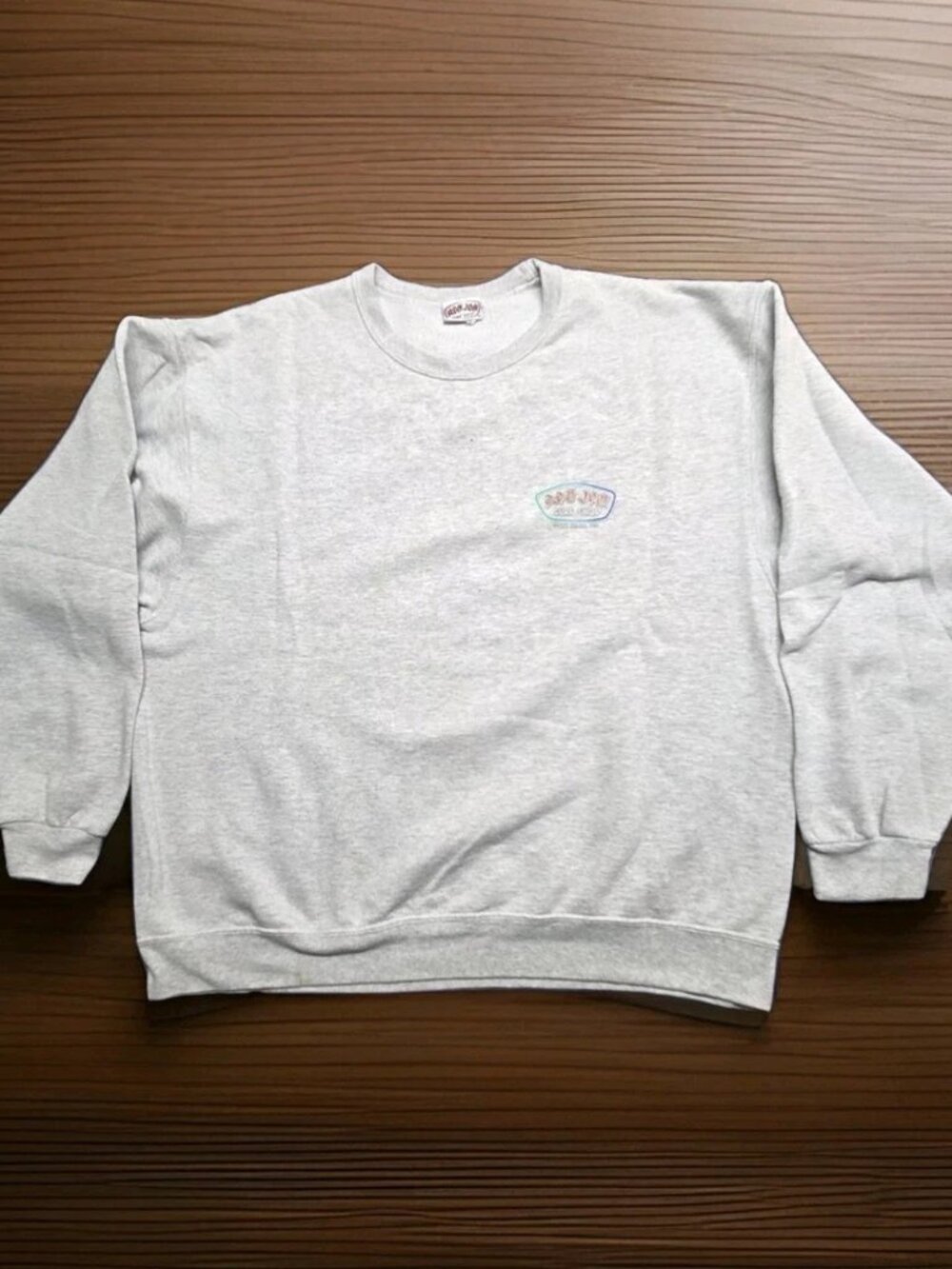 VTG Ron Jon Surf Shop Cocoa Beach Surfboard Graphic Sweatshirt Gray XL 1990s